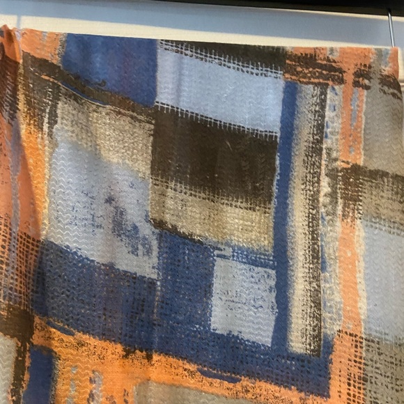 Multi-colour block Sheer Scarf - Picture 5 of 8